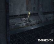 Марсианин трахет инопланетянку на космическом корабле